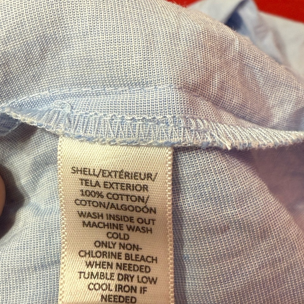 LOFT Light Blue women's flared sleeve blouse Size. S - Picture 5 of 5
